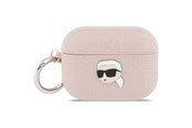 Puhelin - Muut lisävarusteet - Karl Lagerfeld Monogram Karl Head Case for AirPods Pro 3 - Pink - 3666339574659