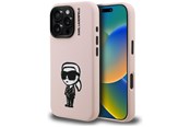 Puhelin - Kannet ja kotelot - Karl Lagerfeld Silicone Karl Sketch MagSafe Case for iPhone 16 Pro Max - Pink - 3666339462970