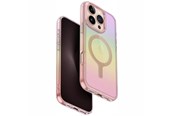 Puhelin - Kannet ja kotelot - UNIQ Iridescia Magclick Charging Case for iPhone 16 Pro - Pink - 8886463691731