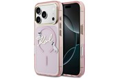 Puhelin - Kannet ja kotelot - Karl Lagerfeld IML Choupettes Karl Script Logo MagSafe Case for iPhone 17 Pro Max - Pink - 3666339606220