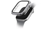 Smartwatch - Lisävarusteet - UNIQ Voute Tempered Glass Case for Apple Watch 10 42 mm - Silver - 8886463691908