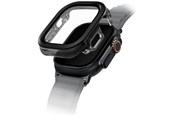 Smartwatch - Lisävarusteet - UNIQ Voute Tempered Glass Case for Apple Watch Ultra 49mm - Black - 8886463691977