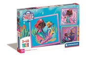Palapelit - Clementoni Puzzle Square - Disney Ariel 3x48 pieces Lattia - 25324