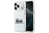 Puhelin - Kannet ja kotelot - Karl Lagerfeld IML Karl & Choupette Peekaboo Logo MagSafe Case for iPhone 17 Pro - White - 3666339607333