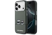 Puhelin - Kannet ja kotelot - Karl Lagerfeld IML Karl & Choupette Peekaboo Logo MagSafe Case for iPhone 17 Pro - Black - 3666339607173