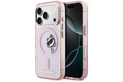 Puhelin - Kannet ja kotelot - Karl Lagerfeld IML Peekaboo MagSafe Case for iPhone 17 Pro Max - Pink - 3666339606862