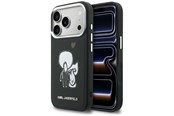 Puhelin - Kannet ja kotelot - Karl Lagerfeld Karl & Choupette Back Logo MagSafe Case for iPhone 17 Pro - Black - 3666339605735