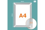 Konferenssi & Esitys - Nobo Premium Plus A4 julistekehys - 1915731