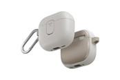Puhelin - Kannet ja kotelot - UNIQ Clyde Lock Case for AirPods 4 - Beige - 8886463693223