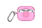 Puhelin - Kannet ja kotelot - UNIQ Glase Pro Case for AirPods Pro 2 - Pink - 8886463693636