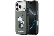 Puhelin - Kannet ja kotelot - Karl Lagerfeld Karl & Choupette Back MagSafe Case for iPhone 17 Pro Max - Black - 3666339607500