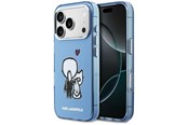Puhelin - Kannet ja kotelot - Karl Lagerfeld Karl & Choupette Back MagSafe Case for iPhone 17 Pro - Blue - 3666339607814