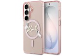 Puhelin - Kannet ja kotelot - Karl Lagerfeld IML KC Script MagSafe Case for Samsung Galaxy S26 - Pink - 3666339612641