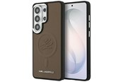 Puhelin - Kannet ja kotelot - Karl Lagerfeld Embossed Ring Initials MagSafe Case for Samsung Galaxy S26 Ultra - Brown - 3666339612481