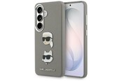 Puhelin - Kannet ja kotelot - Karl Lagerfeld Saffiano Double Heads Metal case for Samsung Galaxy S26 - silver - 3666339612344