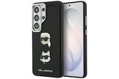 Puhelin - Kannet ja kotelot - Karl Lagerfeld Saffiano Double Heads Metal Case for Samsung Galaxy S26 Ultra - Black - 3666339612337