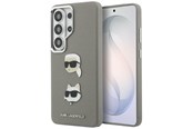 Puhelin - Kannet ja kotelot - Karl Lagerfeld Saffiano Double Heads Metal case for Samsung Galaxy S26 Ultra - silver - 3666339612368