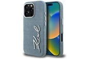 Puhelin - Kannet ja kotelot - Karl Lagerfeld FW Jeans Signature Logo iPhone 16 Pro Max Case - Blue - 3666339458652