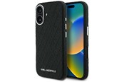Puhelin - Kannet ja kotelot - Karl Lagerfeld FW Stamped Karl MagSafe iPhone 16 Case - Black - 3666339455385