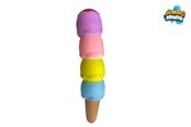 Pienet lahjat lapsille - Trend Toys Jumbo Squeeze jäätelötötterö 4 pallolla 30cm CDU - 201104