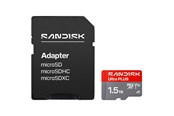 Muistikortti - SANDISK Ultra PLUS microSD/SD - 200MB/s - 1.5TB - SDSQUBQ-1T50-GN6MA