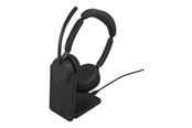 Kuulokkeet - Jabra Evolve3 65 UC - USB-A with Dongle - Stereo (Incl. Charging Stand) - 36599-989-989