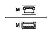 USB kaapelit - Zebra USB cable - P1031365-055
