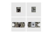Lisätarvikkeet - StarTech.com Startech keystone jack - shielded 180° toolless - TAA Compliant - C6AKEYTLSTP18010PK