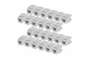 Lisätarvikkeet - StarTech.com Startech keystone jack - 180° 110 punch down - TAA Compliant - C6KEY110180WH24PK
