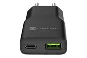 Puhelin - Adapterit & Laturit - Natec Ribera power adapter - GaN slim - USB USB-C - 20 watt - NUC-2377