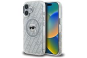 Puhelin - Kannet ja kotelot - Karl Lagerfeld IML Karl Head Logo MagSafe Case for iPhone 16 - Gray - 3666339460242