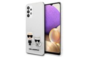 Puhelin - Kannet ja kotelot - Karl Lagerfeld KLHCA32CKTR A326 A32 5G hardcase Transparent Karl & Choupette - 3700740499016