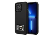 Puhelin - Kannet ja kotelot - Karl Lagerfeld Ikonik Patch Case for iPhone 13 Pro / iPhone 13 - Black - 3666339049669