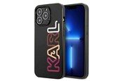 Puhelin - Kannet ja kotelot - Karl Lagerfeld Multipink Brand Case for iPhone 13 Pro / iPhone 13 - Black - 3666339049348