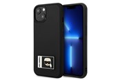 Puhelin - Kannet ja kotelot - Karl Lagerfeld Ikonik Patch Case for iPhone 13 - Black - 3666339049652