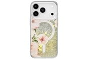 Puhelin - Kannet ja kotelot - UNIQ Coehl Fleurette Magnetic Charging Case for iPhone 17 Pro - Transparent - 8886463695418