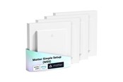 Smart Home - Älykoti - Meross MEROSS MRS105MA-EU Älykäs Wi-Fi (Matter) rullaverhokytkin (4 kpl:n pakkaus) - MRS105MAQUA-EU