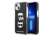 Puhelin - Kannet ja kotelot - Karl Lagerfeld KLHCP13STPE2TK iPhone 13 mini 5.4 "hardcase black / black Karl & Choupette Head - 3666339048648