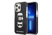 Puhelin - Kannet ja kotelot - Karl Lagerfeld Karl&Choupette Head Case for iPhone 13 Pro Max - Black - 3666339048679