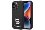 Puhelin - Kannet ja kotelot - Karl Lagerfeld KLHCP14LSLCTBK iPhone 14 Pro 6.1 "hardcase black / black Silicone Choupette Body - 3666339076573