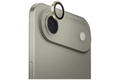 Puhelin - Kannet ja kotelot - UNIQ Optix Aluminum Camera Lens Protector Glass for iPhone Air with Applicator - Gold - 8886463696644