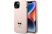 Puhelin - Kannet ja kotelot - Karl Lagerfeld KLHCP14MSLCTPI iPhone 14 Plus 6.7 "hardcase light pink / light pink Silicone Choupette Body - 3666339076641