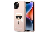 Puhelin - Kannet ja kotelot - Karl Lagerfeld KLHCP14MSLKHLP iPhone 14 Plus 6.7 "hardcase pink / pink Silicone Karl's Head - 3666339085452