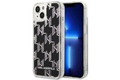 Puhelin - Kannet ja kotelot - Karl Lagerfeld KLHCP14SLMNMK iPhone 14 6.1 "hardcase black / black Liquid Glitter Monogram - 3666339076238