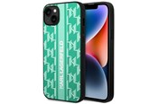 Puhelin - Kannet ja kotelot - Karl Lagerfeld KLHCP14SPGKLSKN iPhone 14 6.1 "hardcase green / green Monogram Stripe - 3666339084967