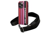 Puhelin - Kannet ja kotelot - Karl Lagerfeld KLHCP14XSTSTP iPhone 14 Pro Max 6.7 "hardcase pink / pink Color Stripes Strap - 3666339094225