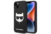 Puhelin - Kannet ja kotelot - Karl Lagerfeld KLHMP14MSLCHBK iPhone 14 Plus 6.7 "hardcase black / black Silicone Choupette Head Magsafe - 3666339077921