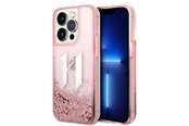 Puhelin - Kannet ja kotelot - Karl Lagerfeld KLHCP14LLBKLCP iPhone 14 Pro 6.1 "pink / pink hardcase Liquid Glitter Big KL - 3666339085667