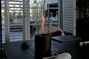 Sisustus - Tenderflame Cycloflame Table Black Ceramic - TF-600962