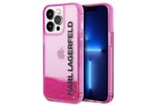 Puhelin - Kannet ja kotelot - Karl Lagerfeld KLHCP14XLCKVF iPhone 14 Pro Max 6.7 "pink / pink hardcase Liquid Glitter Elong - 3666339091613